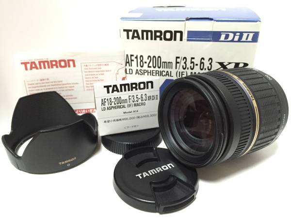 美品 Canon Tamron AF 18-200mm Di II #8303 Amazon.co.jp: TAMRON 高倍率ズームレンズ AF18-200mm F3.5-6.3 XR