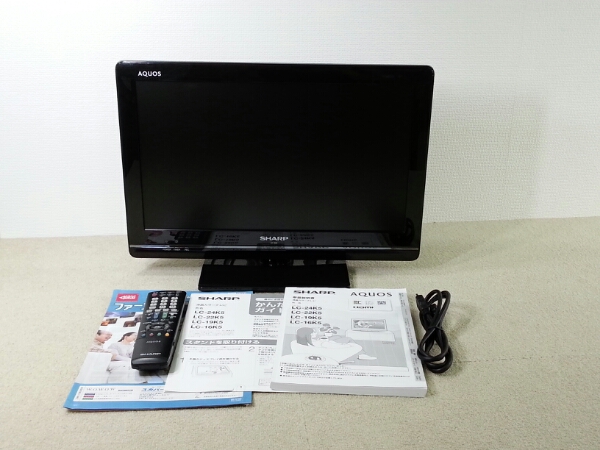 シャープ★AQUOS 19型液晶テレビ LC-19K5 2011年製【4K3028】
