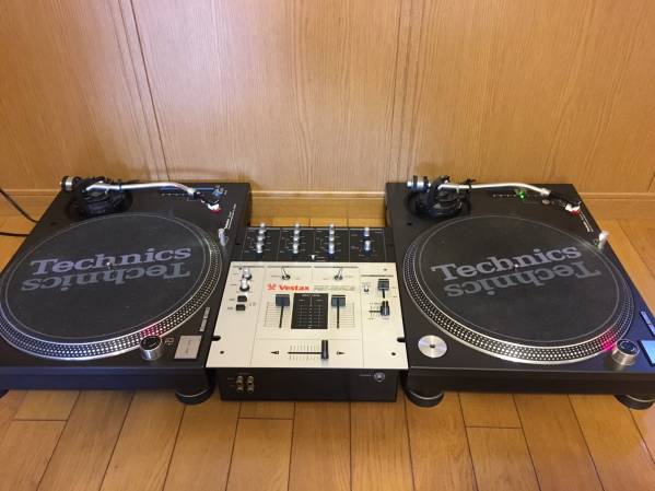 Technics ターンテーブル 2台 Vestax ミキサー　レコード　セット テクニクス ターンテーブル2台 ベスタクス ミキサーセット 代理出