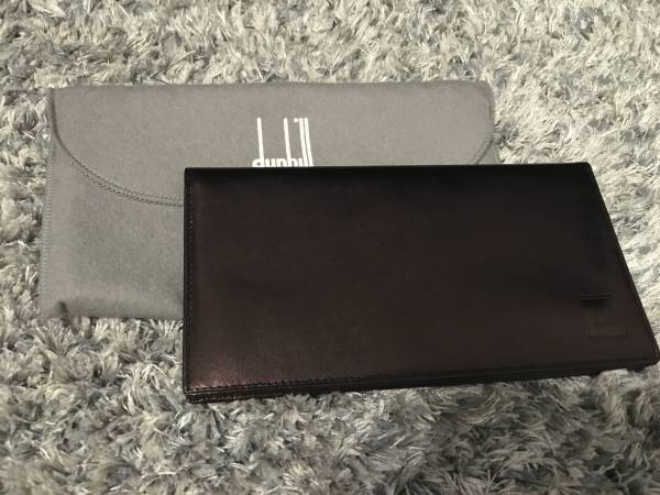 ★新品未使用品!★アルフレッド ダンヒル/長財布/こげ茶/Box付!