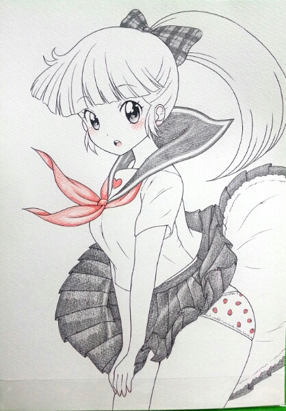 手描きイラスト さすがの猿飛 魔子ちゃん 神風の術 B5 オマケ付 手描きイラスト 売買されたオークション情報 Yahooの商品情報をアーカイブ公開 オークファン Aucfan Com