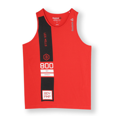 新品Reebok レスミルズ アクティブチルタンクトップS