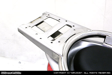 WirusWin★ジェンマ用★ソリッドリアボックス付きタンデムバー