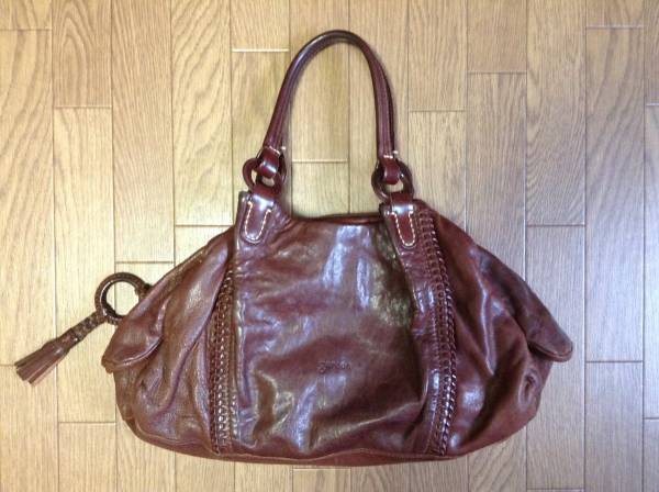 genten ゲンテンショルダーバッグ 濃茶used