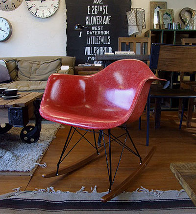 ビンテージ ハーマンミラー アームシェルチェア ロッカーベース