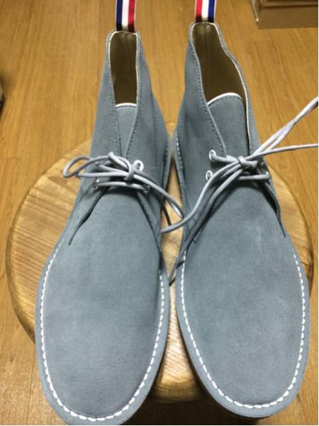 EDIFICE チャッカ デザートブーツ グレー 41 新品 格安