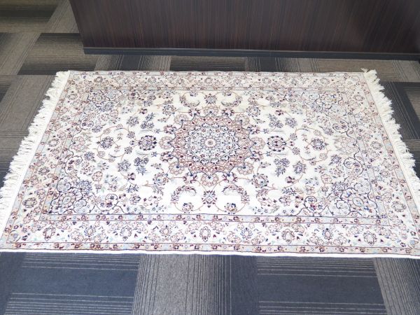 元宝緞通 特選 - 中国段通 100段 約130cm×62cm 天然色羊毛100% Yahoo