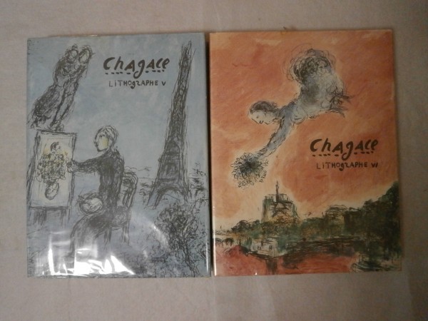 送料無料 洋書 Chagall LITHOGRAPHE 2冊 シャガール リトグラフ