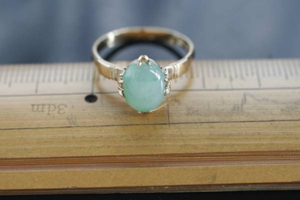 ビズー公式オパール 指輪 13号 K18 18金 オパール 3g ダイヤモンド K18