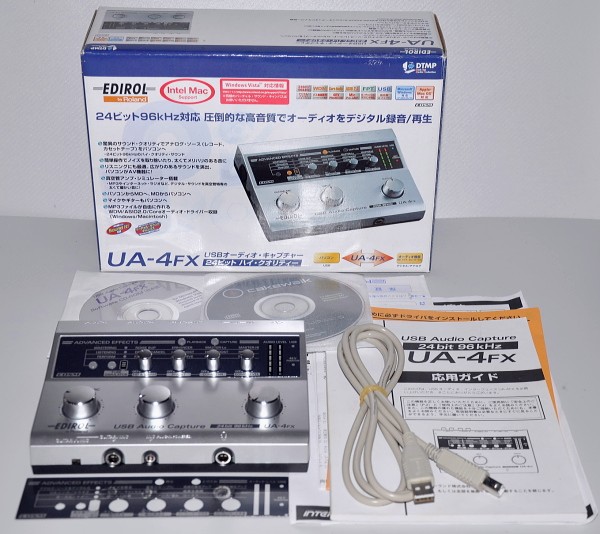 EDIROL USBオーディオキャプチャー UA-4FX
