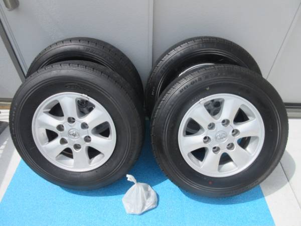 ハイエース 200系 Ⅰ～Ⅲ型 純正アルミ タイヤセット！ 自動車
