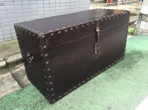 ★SEGUSINO メキシコ家具 アンティーク 収納トランク テーブル★