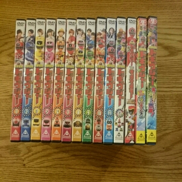 中古DVD★トッキュウジャー 全12巻(4巻欠)＋3本　【レンタル版】