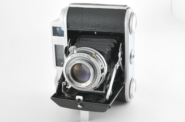 最終セール　小西六　KONICA Pearl III 蛇腹カメラ カメラ 【完動品】Konica Pearl III 小西六 蛇腹カメラ 動作確認済み