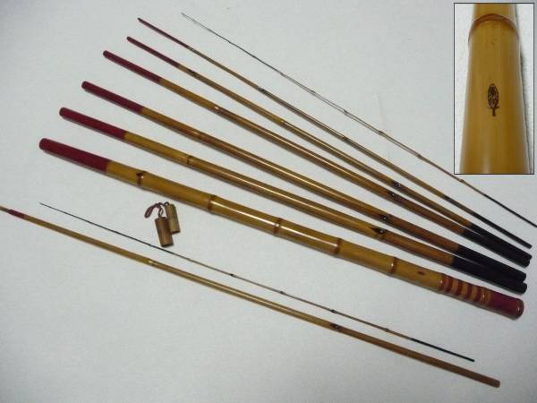 100%新品，人気SALE ☆江戸和竿 銀座 東作 渓流竿 【中古・美品】
