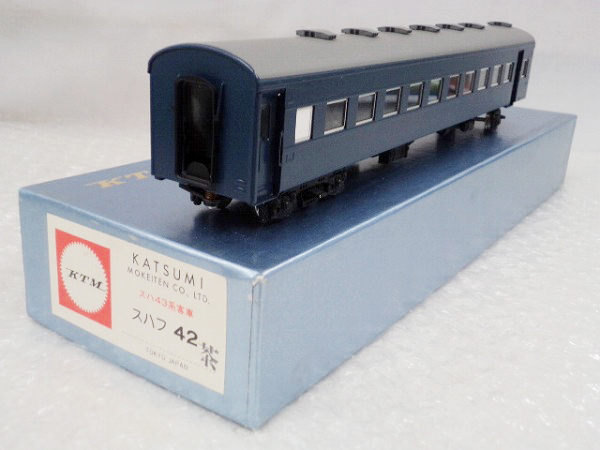 Yahoo!オークション KTM/カツミ スハ43形 客車 スハフ42 青 / HOゲージ