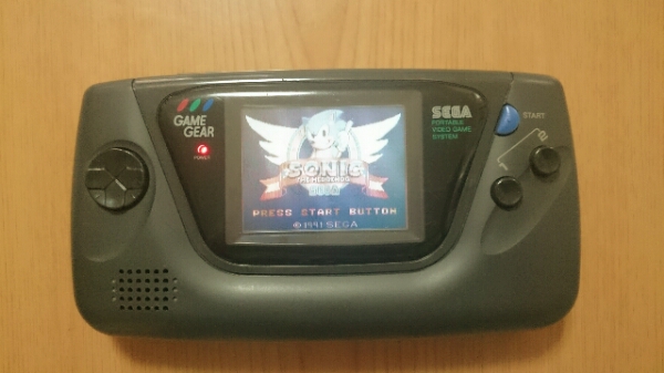 ゲームギア Yahoo!オークション : 管ZGG109）ゲームギア本体(IPS液晶化 
