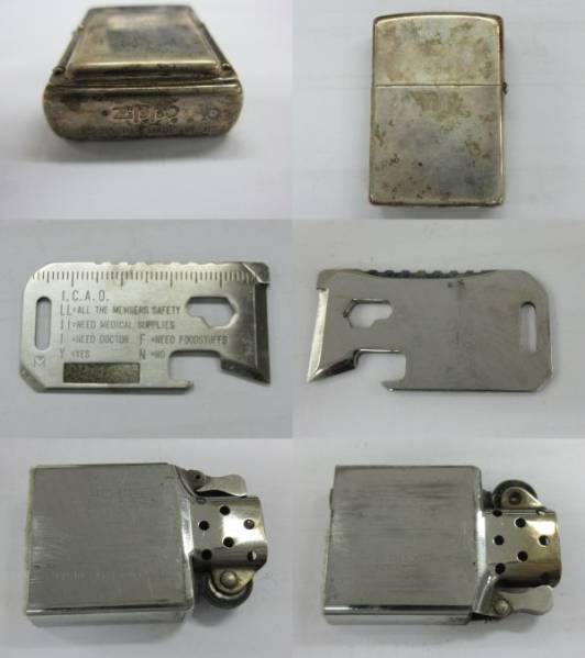 ★zippo ジッポ ライター 定規 缶切り付き 多機能★c056