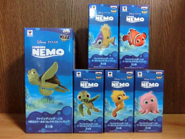 コレクタブル ファインディング・ニモ 全5種+MEGA クラッシュ