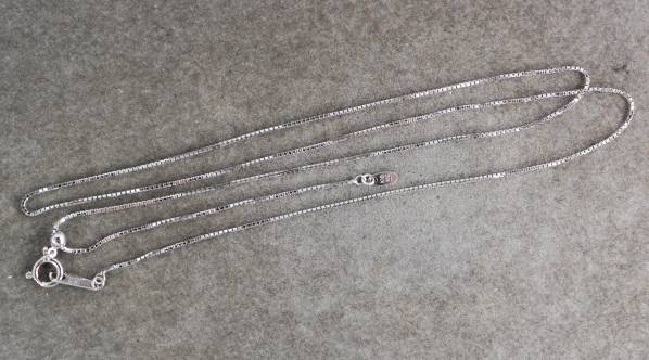 特価！1.8グラム k18wg スライド金具付き４５㌢ベネチアンNC