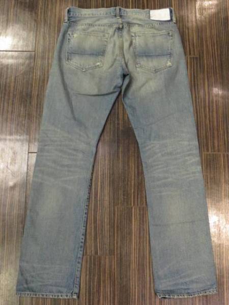 RON HERMAN DENIM クラッシュ加工デニムパンツ 31 B80/16984