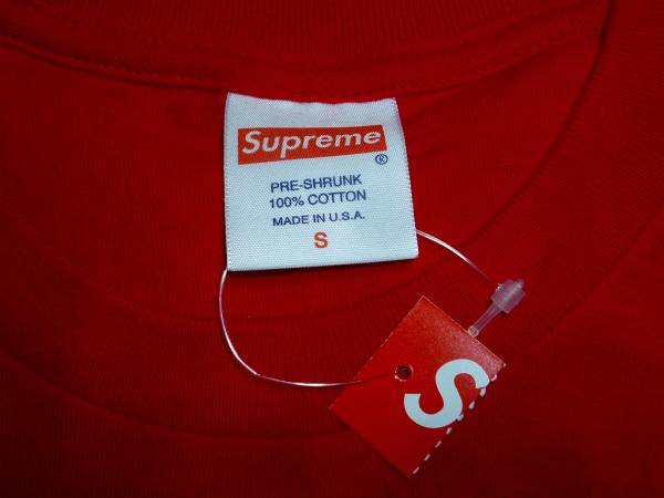 新品 15AW Supreme BANANA TEE バナナフォトpt TシャツS　赤