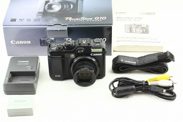 極上品◇Canonキヤノン PowerShotパワーショット G10◇元箱⁄2919