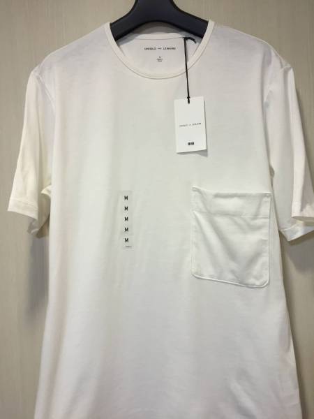 LEMAIRE UNIQLO スーピマコットンクルーネックT M 白 ルメール