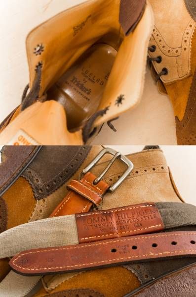 トリッカーズ Tricker's 6.5-5 スエードウイングチップブーツ 茶