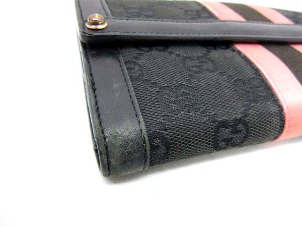 グッチ GUCCI 長財布 GG柄 129157 黒 ピンク く グッチ 【公式通販】