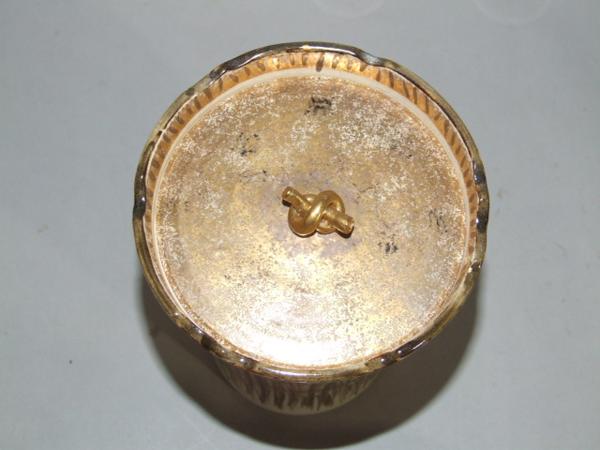 茶道具 京焼 細水指 束柴水指 初代橋本城岳作 鳴滝窯
