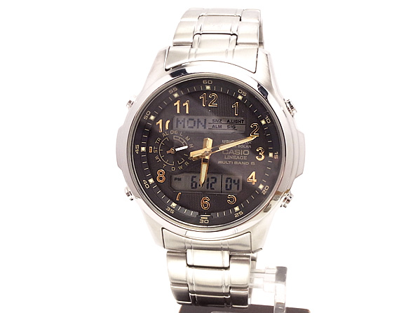 カシオ■LINEAGE　タフソーラー　電波時計■マルチバンド6