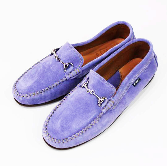新品 ATLANTA MOCASSIN ビットドライビングシューズ サイズ40 紫