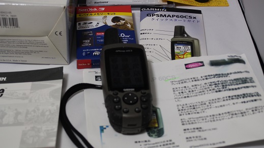 ガーミンGPSMAP60CS日本版 美品 ハンディGPS ナビゲーション 【公式通販】