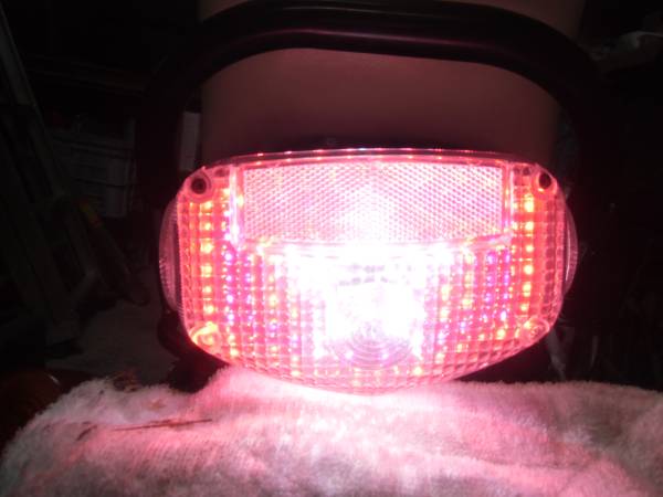 GS400 テールランプ LEDテールランプ ワンオフ 美品 スズキ用 パーツ