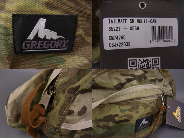 GREGORY/グレゴリー テールメイト カモフラ柄ボディバッグ S