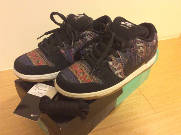 Nike Dunk SB ウィート US8.5 Supreme 美品 ネイティブ low