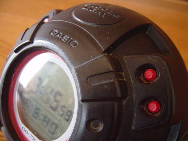 カシオ GQ-200 G-SHOCK 目覚まし時計 （動作品） 動作確認済CASIO GQ