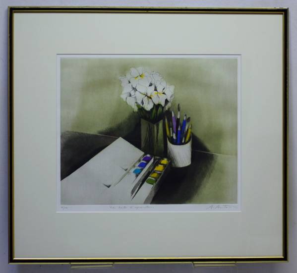 ☆コレ売切り！　Ａ・アントニーニ　水彩絵具 6号 爽やかです！