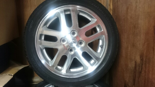 ダイハツ純正アルミ15/4.5J/+45(4本セット)165/55/15