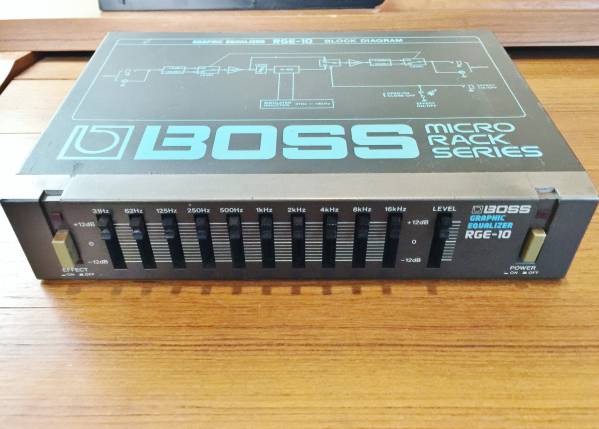 即決 BOSS RGE-10 グライコ ブースター graphic equalizer ,即決