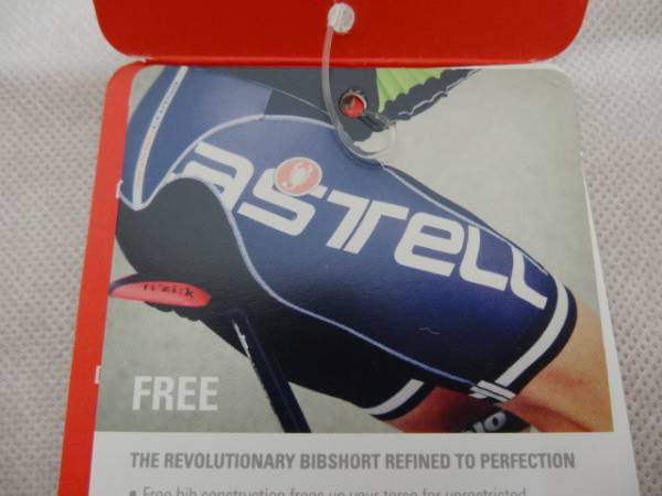 ★Castelli Free Aero Race 黒/白/赤 Sサイズ★