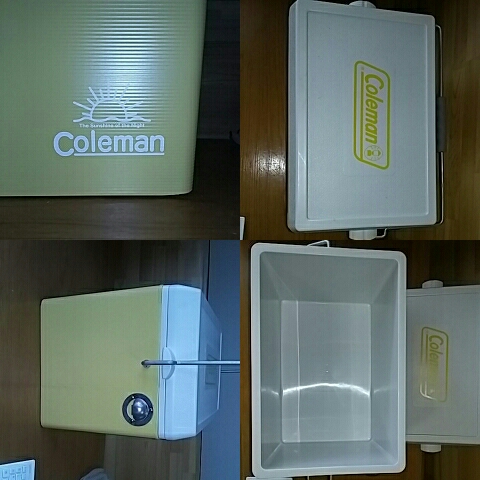 コールマンレトロスチールクーラー美品