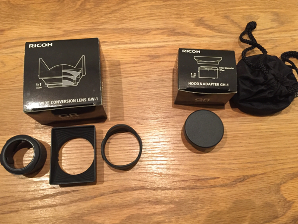 RICOH GR リコー ワイドコンバージョンレンズGW-1＆GH-1 セット