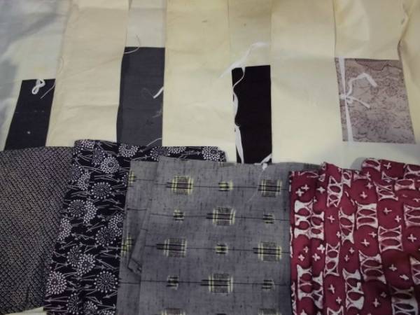 好評！リメイク用ハギレなど超大量2　着物和服浴衣古布古生地