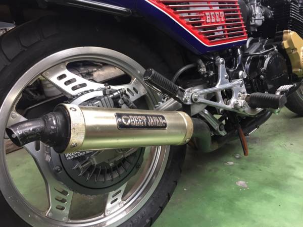R*様 当時物　CBR400F BEET マフラー　バックファイヤー BEET バックファイヤー CBX400F CBR400F 当時物 バックファイヤー