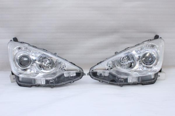 68-1010★美品★前期★ハロゲン NHP10 アクア 左右ヘッドライト