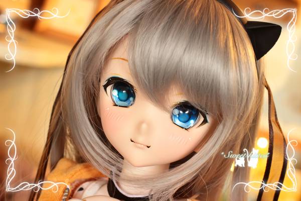 DDH-10　Ｎ肌　カスタムヘッド+アイ*Sweet Kitten*(MDD向け）