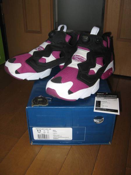1円から! 2014年復刻■REEBOK INSTA PUMP FURY OG バイオレット