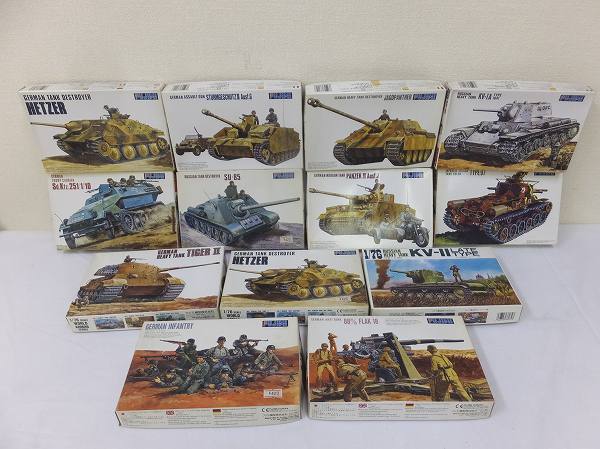 未組フジミ1/76ドイツ突撃砲Ⅲ号突撃戦車G型，四号戦車 他[梱0.3 Ⅲ号